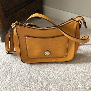 Anne Klein Mustard Shoulder Bag